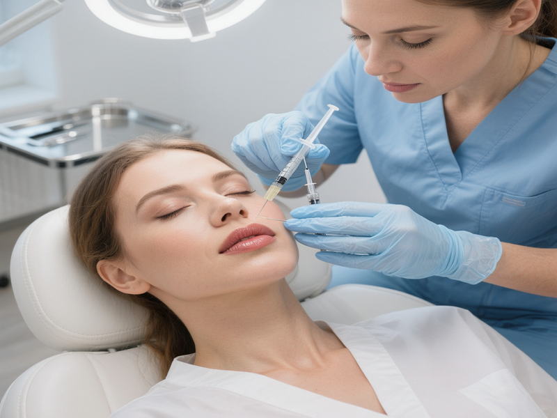 Achieve naturally full and beautiful lips with expert lip augmentation by the Best Cosmetic Surgeon in Hadapsar.