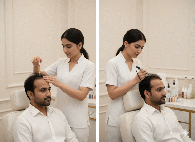 PRP and Mesotherapy comparison at Best hair treatment in Hadapsar