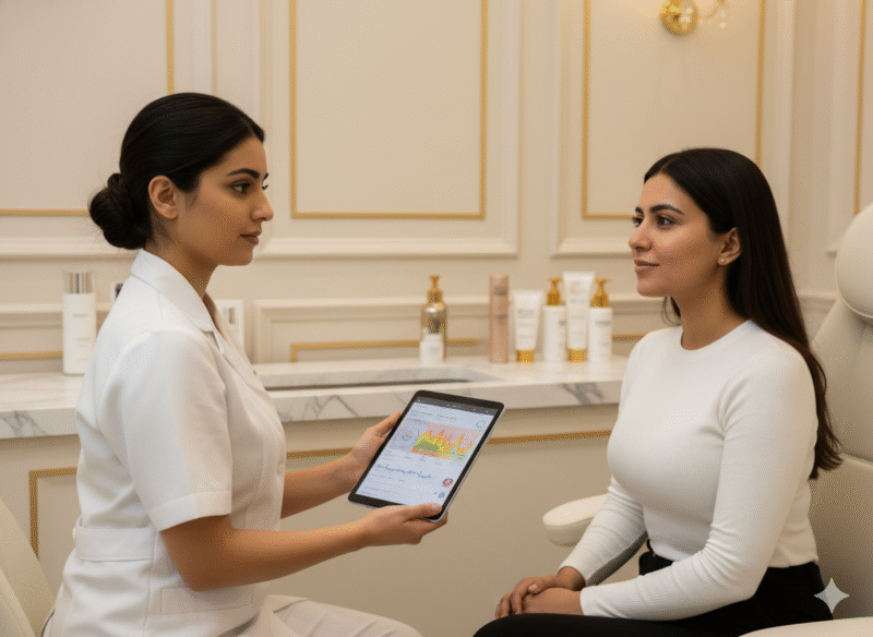 Professional skin consultation at Best skin Clinic in Hadapsar